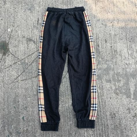 burberry rainbow sweatpants mens|burberry check panel jogging pants.